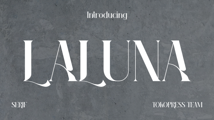 LALUNA Font