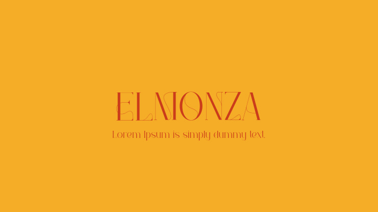ELMONZA Font