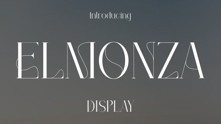 ELMONZA Font