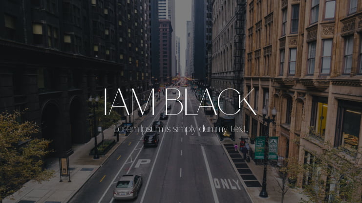 IAM BLACK Font
