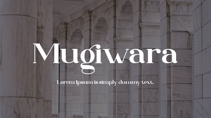 Mugiwara Font