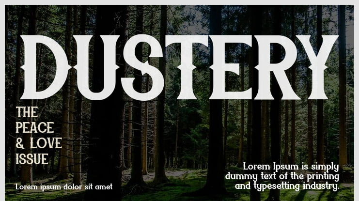 DUSTERY Font