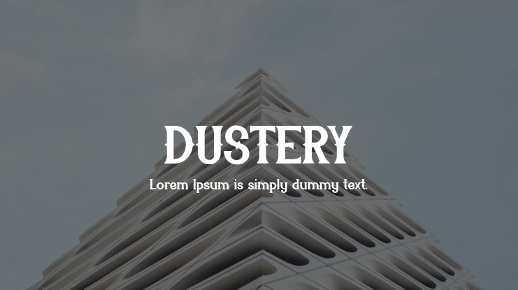 DUSTERY Font