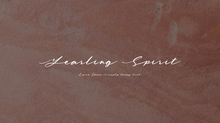 Yearling Spirit Font
