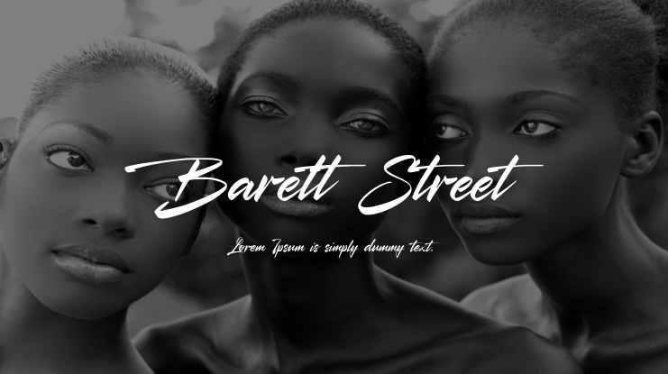 Barett Street Font