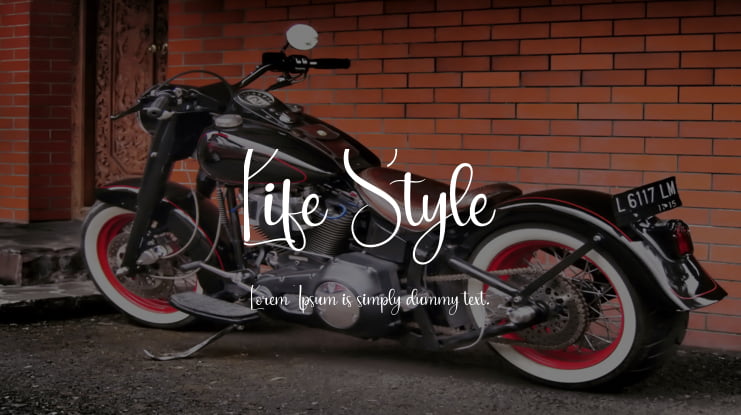 Life Style Font