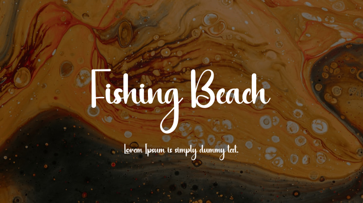 Fishing Beach Font