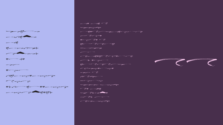 Sapodilla Underlines Font Family