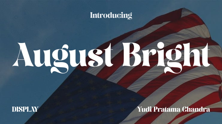 August Bright Font