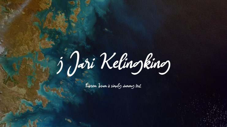 j Jari Kelingking Font