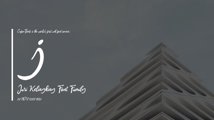 j Jari Kelingking Font