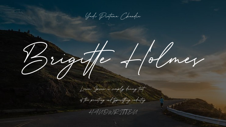 Brigitte Holmes Font