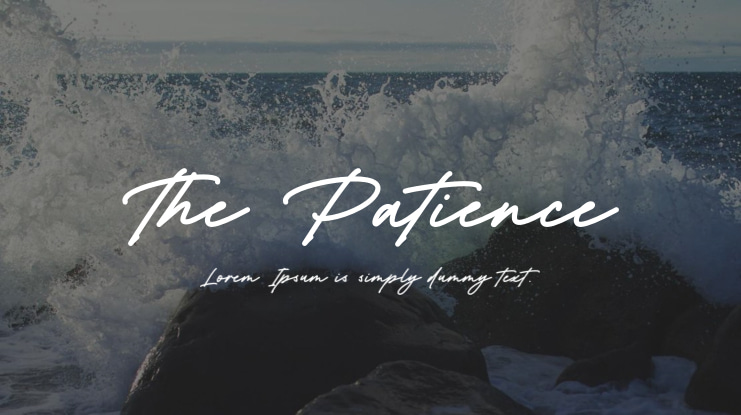 The Patience Font