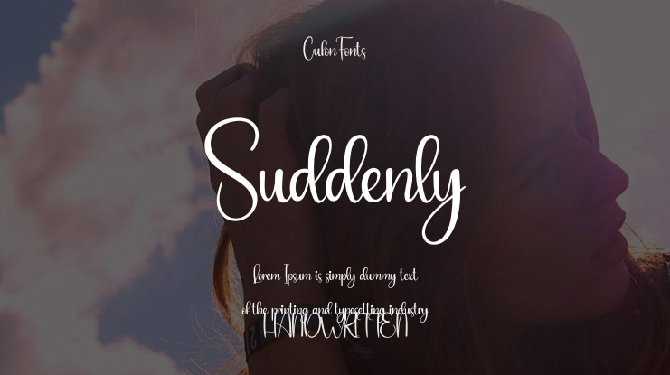 Suddenly Font