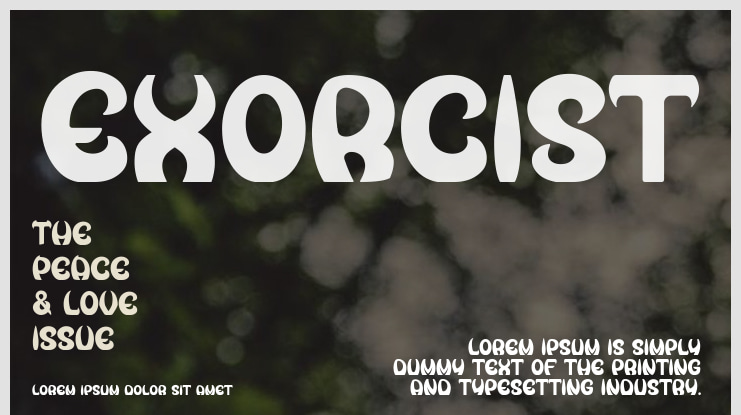 Exorcist Font