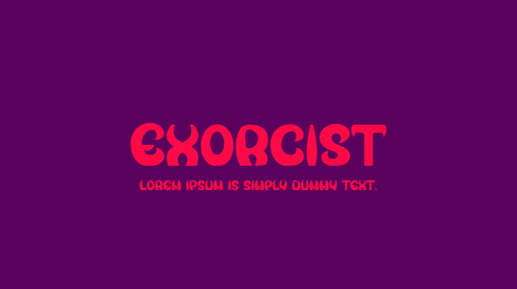 Exorcist Font