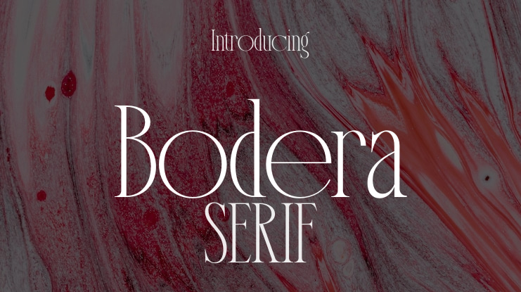 Bodera Font