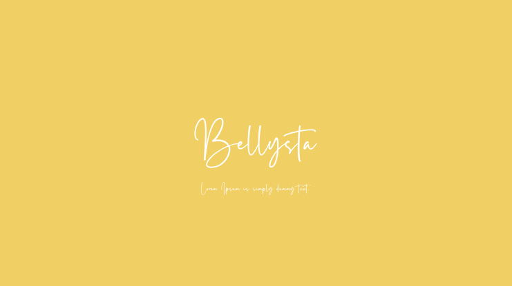 Bellysta Font