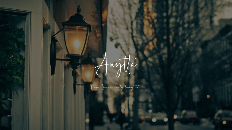 Anytta Font