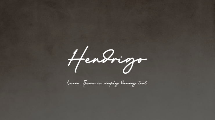 Hendrigo Font