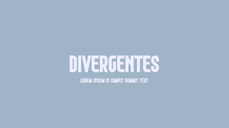 Divergentes Font
