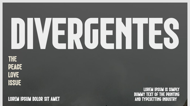Divergentes Font