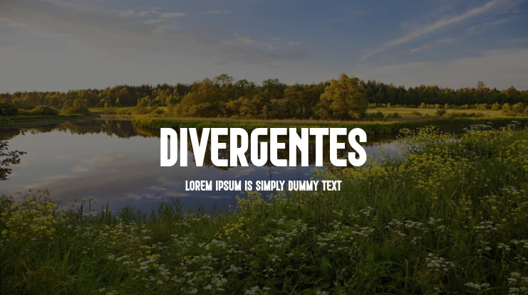 Divergentes Font