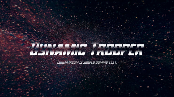 Dynamic Trooper Font Family