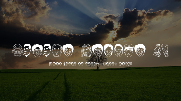 Sakabe People 02 Font