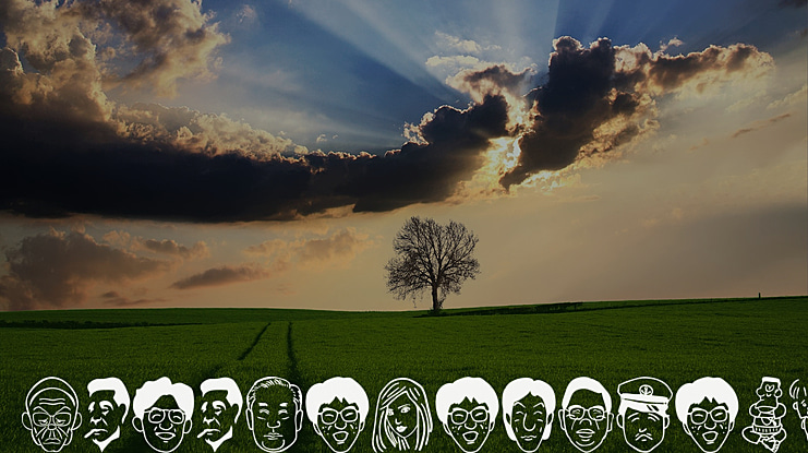 Sakabe People 02 Font