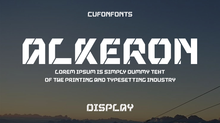 Alkeron Font