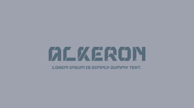 Alkeron Font