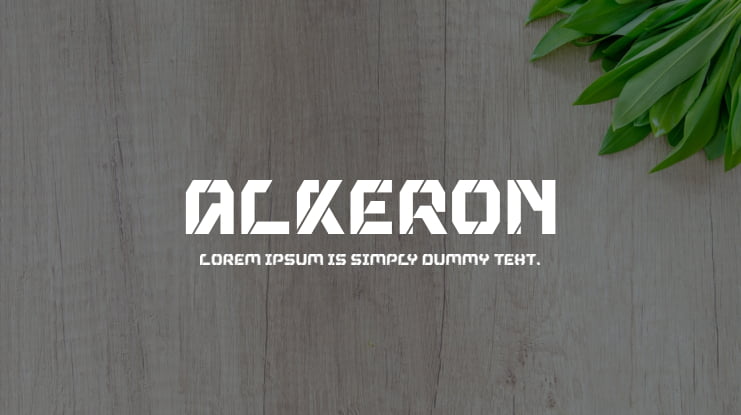 Alkeron Font