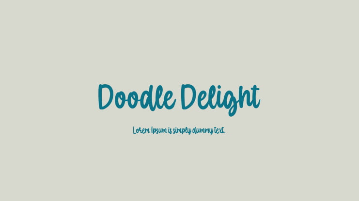 Doodle Delight Font