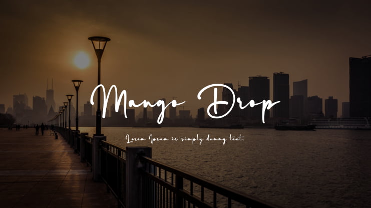 Mango Drop Font