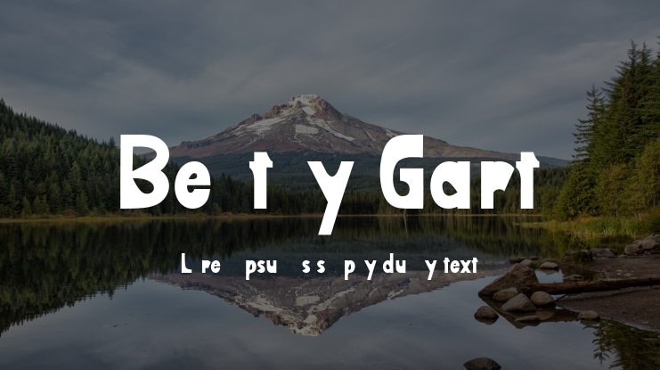 Bently Garth Font
