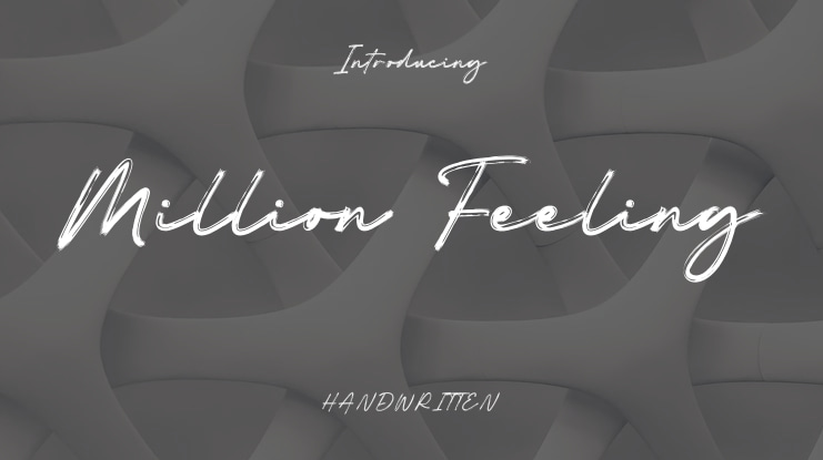 Million Feeling Font