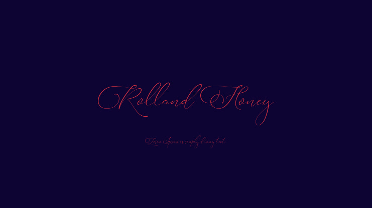 Rolland Honey Font