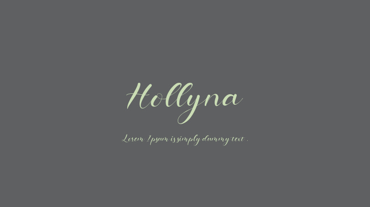 Hollyna Font