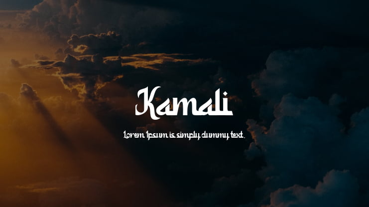 Kamali Font