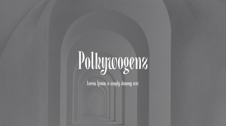 Polkywogenz Font