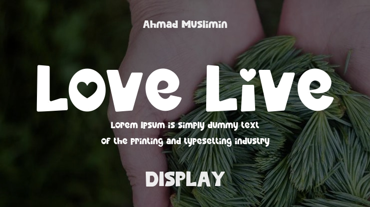 Love Live Font