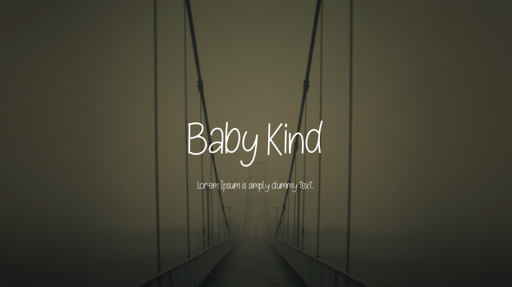 Baby Kind Font