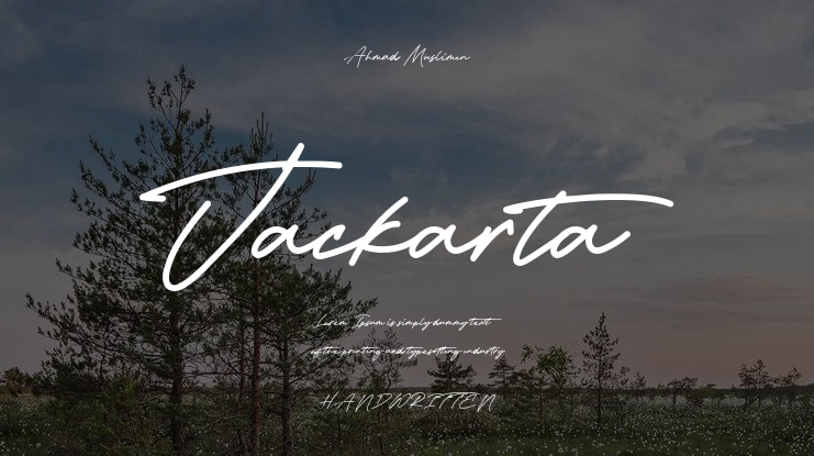 Jackarta Font
