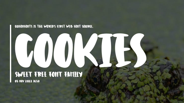 Cookies Sweet Free Font