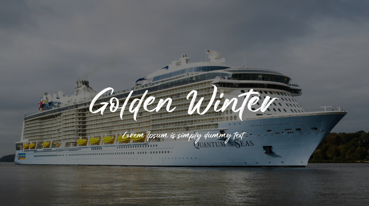 Golden Winter Font
