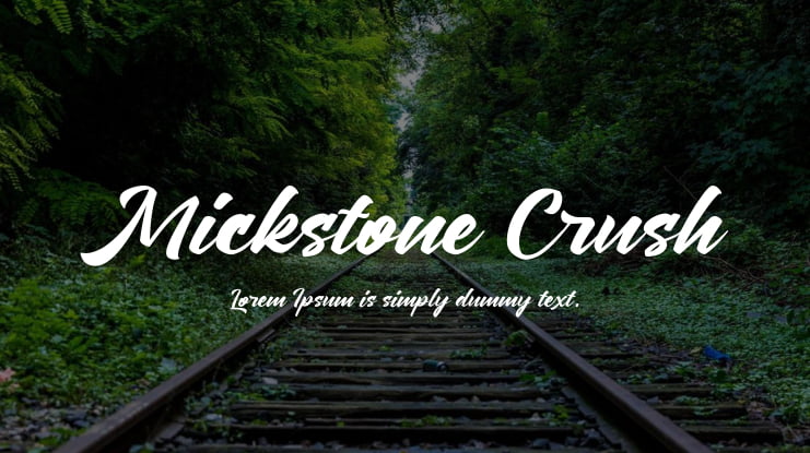 Mickstone Crush Font