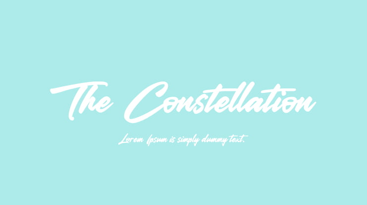 The Constellation Font