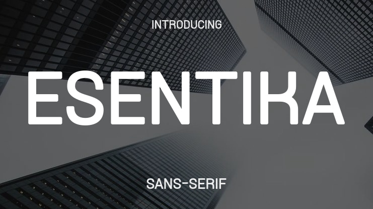 Esentika Font