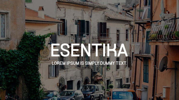 Esentika Font